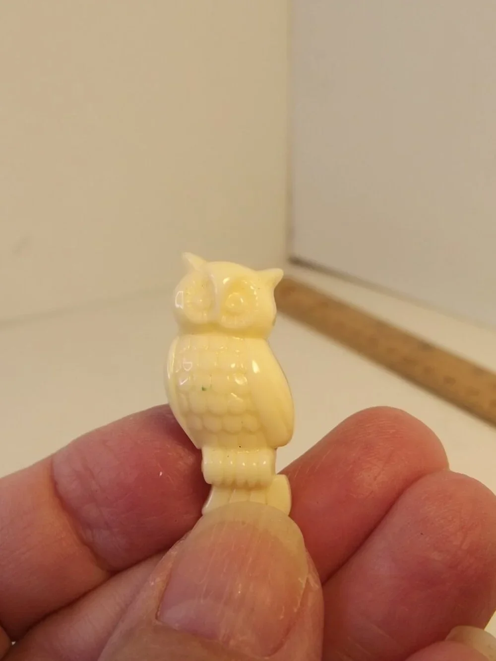 Vintage AVON White Owl Pin Brooch